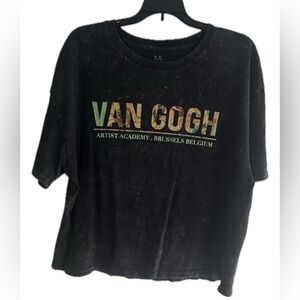 Van Gogh T-Shirt Women’s XL IML Isaac Morris Art Sunflower Painting S/S